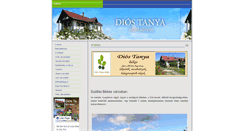 Desktop Screenshot of diostanya.hu